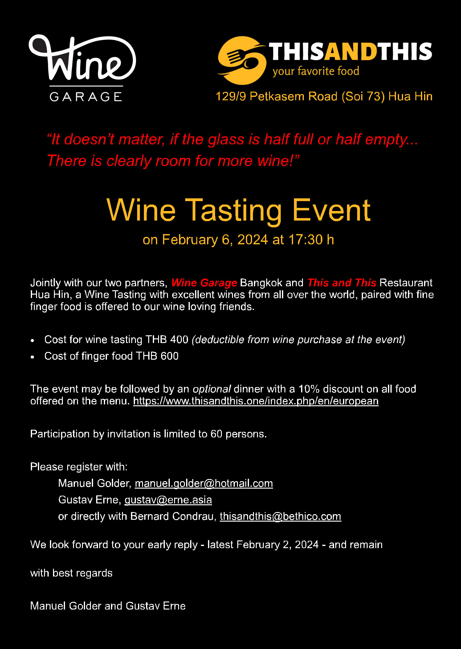 Wine Tasting Event